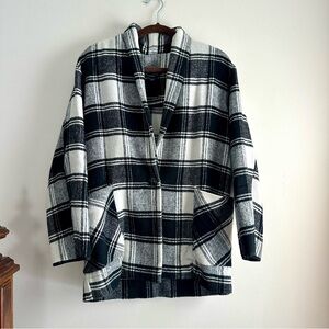 Dance & Marvel • Plaid Pea Coat Jacket